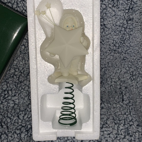 Snowbabies “I’m the Star Atop Your Tree” Bisque Tree-topper in Box - Picture 3 of 8